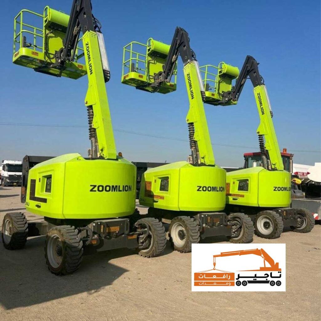 ثلاث منصات مان لفت من نوع ZOOMLION جاهزة للتشغيل.
